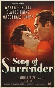 Song of Surrender из фильмографии Ричард Мэйбаум в главной роли.