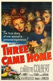 Three Came Home из фильмографии Дороти Спенсер в главной роли.