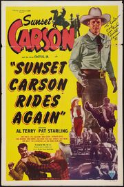 Sunset Carson Rides Again из фильмографии Элмер Клифтон в главной роли.