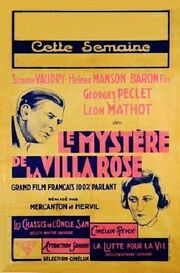 Le mystère de la villa rose из фильмографии Pierre Maudru в главной роли.