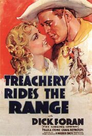 Treachery Rides the Range из фильмографии Corleen Clemons в главной роли.