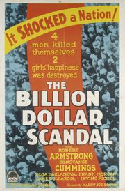 The Billion Dollar Scandal из фильмографии Беатрис Бенярд в главной роли.