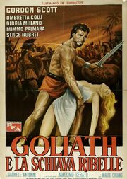 Goliath e la schiava ribelle из фильмографии Альбер Валентен в главной роли.