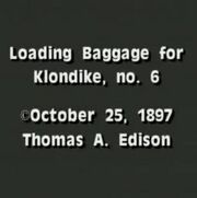 Loading Baggage for Klondike из фильмографии Джеймс Х. Уайт в главной роли.