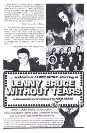 Lenny Bruce Without Tears из фильмографии Фред Бэйкер в главной роли.