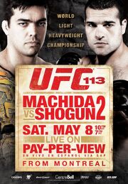 UFC 113: Machida vs. Shogun 2 из фильмографии Josh Koscheck в главной роли.