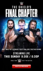 WWE The Shield's Final Chapter из фильмографии Мэйси Эстрелла в главной роли.