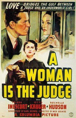 A Woman Is the Judge