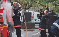 Фото Dans un camion rouge