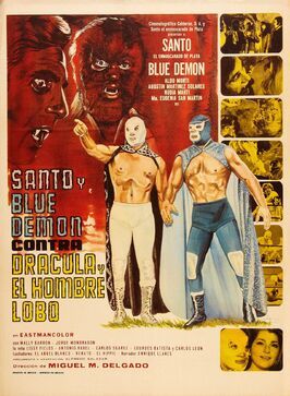 Santo y Blue Demon vs Drácula y el Hombre Lobo - лучший фильм в фильмографии Маргарито Луна