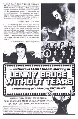 Lenny Bruce Without Tears из фильмографии Ленни Брюс в главной роли.