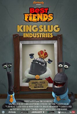 Мультфильм Best Fiends: King Slug Industries.